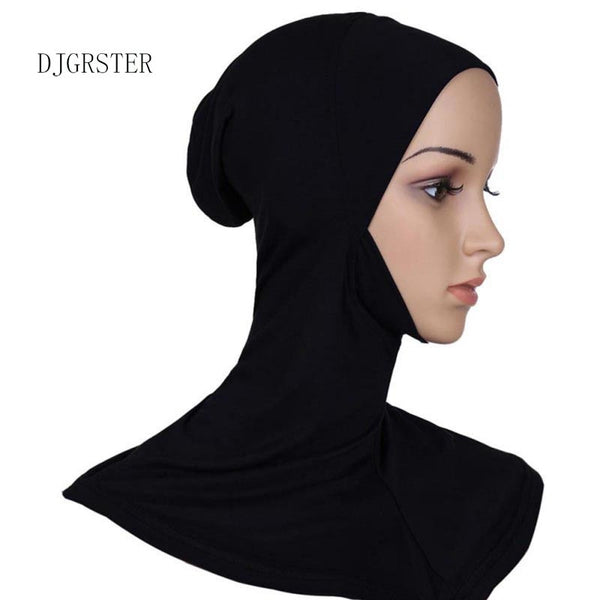 Islamic Underscarf Hats Crossover Classic Style Hijab Headwear Full Cover Soft Stretchble Muslim Sport Inner Hijab Caps