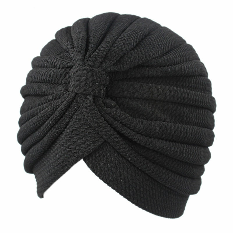 Women Simple Elastic Cloth Turban Hat India Hijabs Caps Muslim Women Hijab Hat Lady Hair Accessories Muslim Scarf Cap Wholesale