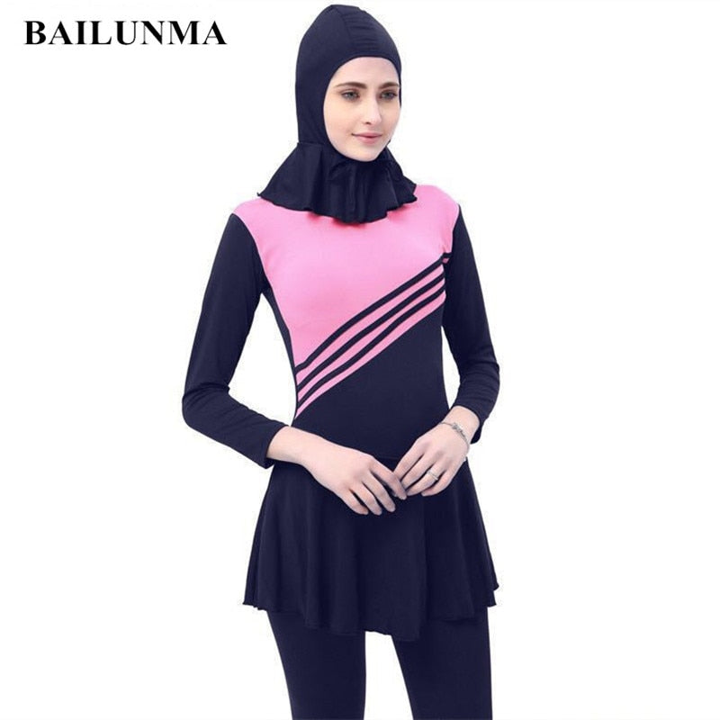 Muslim swimwear islamic clothing hijab sport moslim badpak